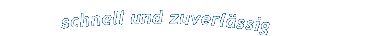 schnell und zuverlässig