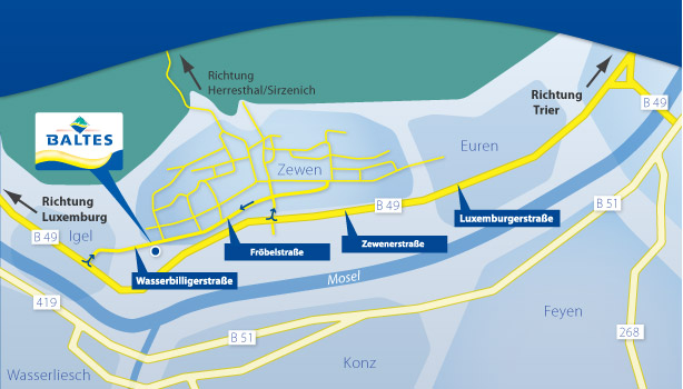 Anfahrtskarte Anfahrtskarte